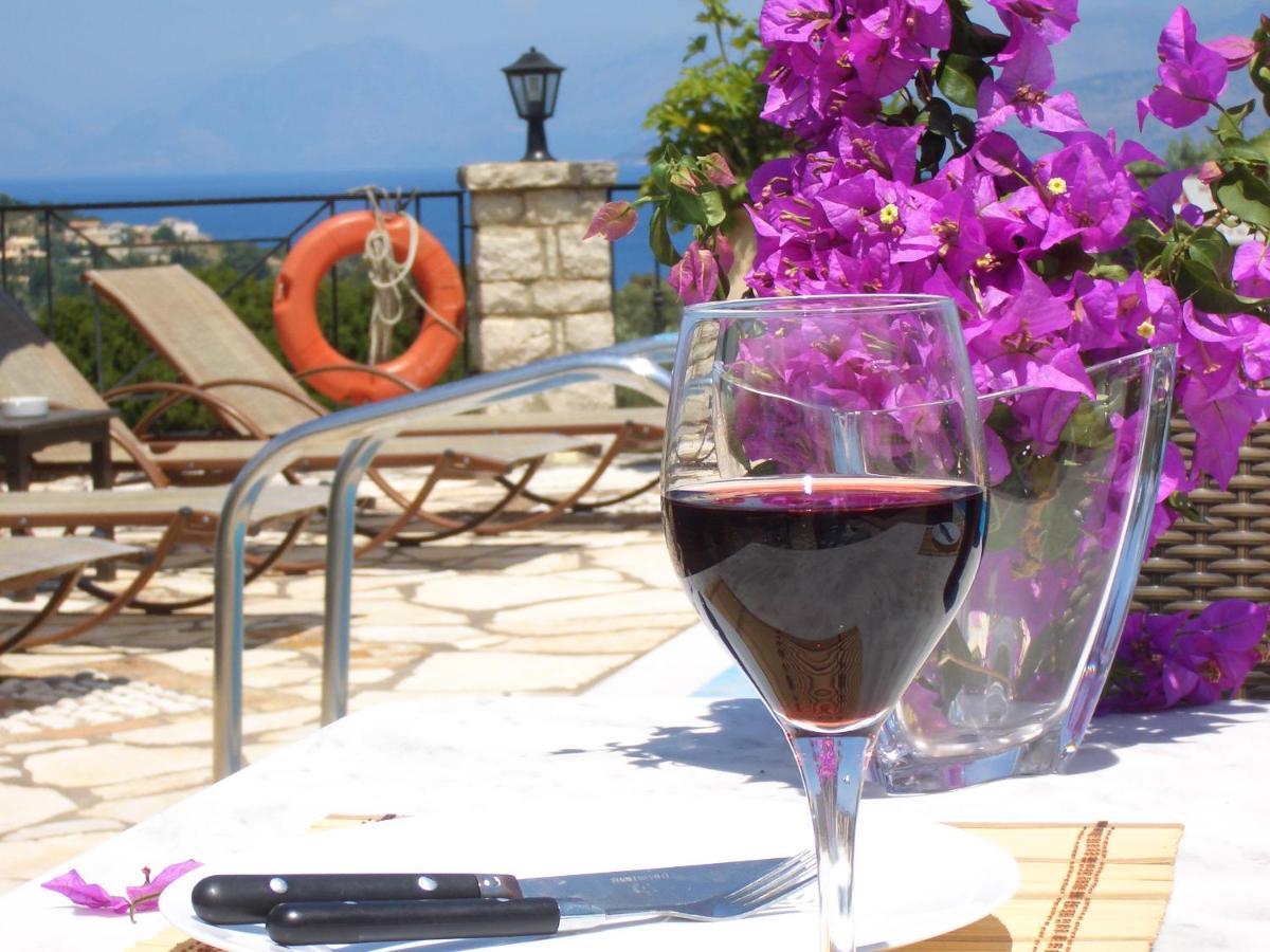 Villa Bacchus Kassiopi Corfu Bagian luar foto