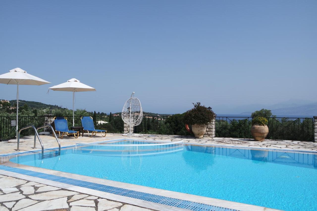 Villa Bacchus Kassiopi Corfu Bagian luar foto
