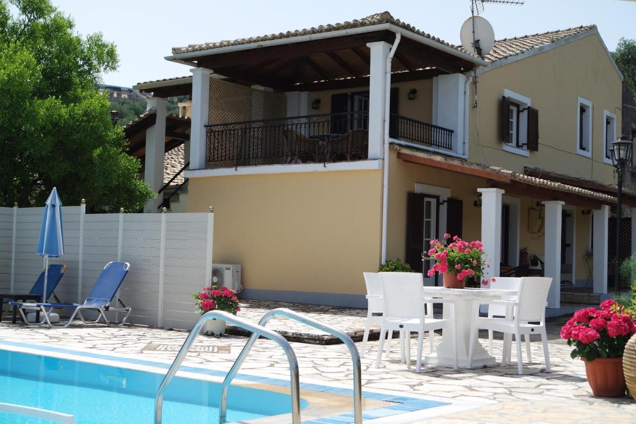 Villa Bacchus Kassiopi Corfu Bagian luar foto